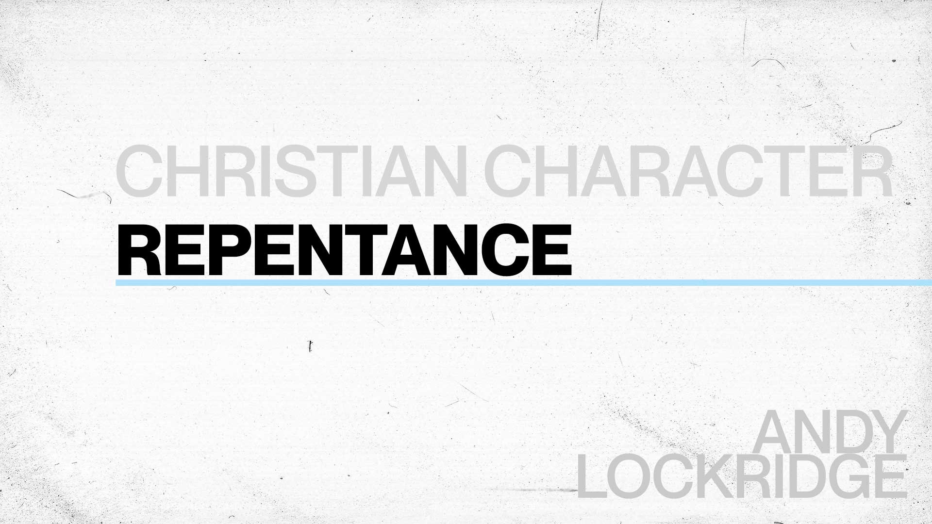 Repentence